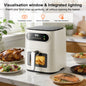 AF01 7.5QT Air Fryer, 1600W Multifunction Air Fryer with Touchscreen Controls, Visible Window, 6 Presets, Adjustable Time & Temperature