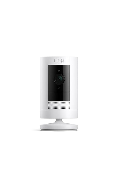 Stick Up Cam Battery (Outdoor Cam) | 1080p HD Wireless Security Camera | Color Night Vision | Two-Way Talk | Rechargeable Battery | White