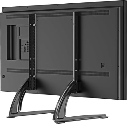 Universal Table Top TV Stand for 27-55 Inch TVs | Height Adjustable TV Base | VESA Up to 800x400mm | Holds Up to 88 lbs | Black | YD1014