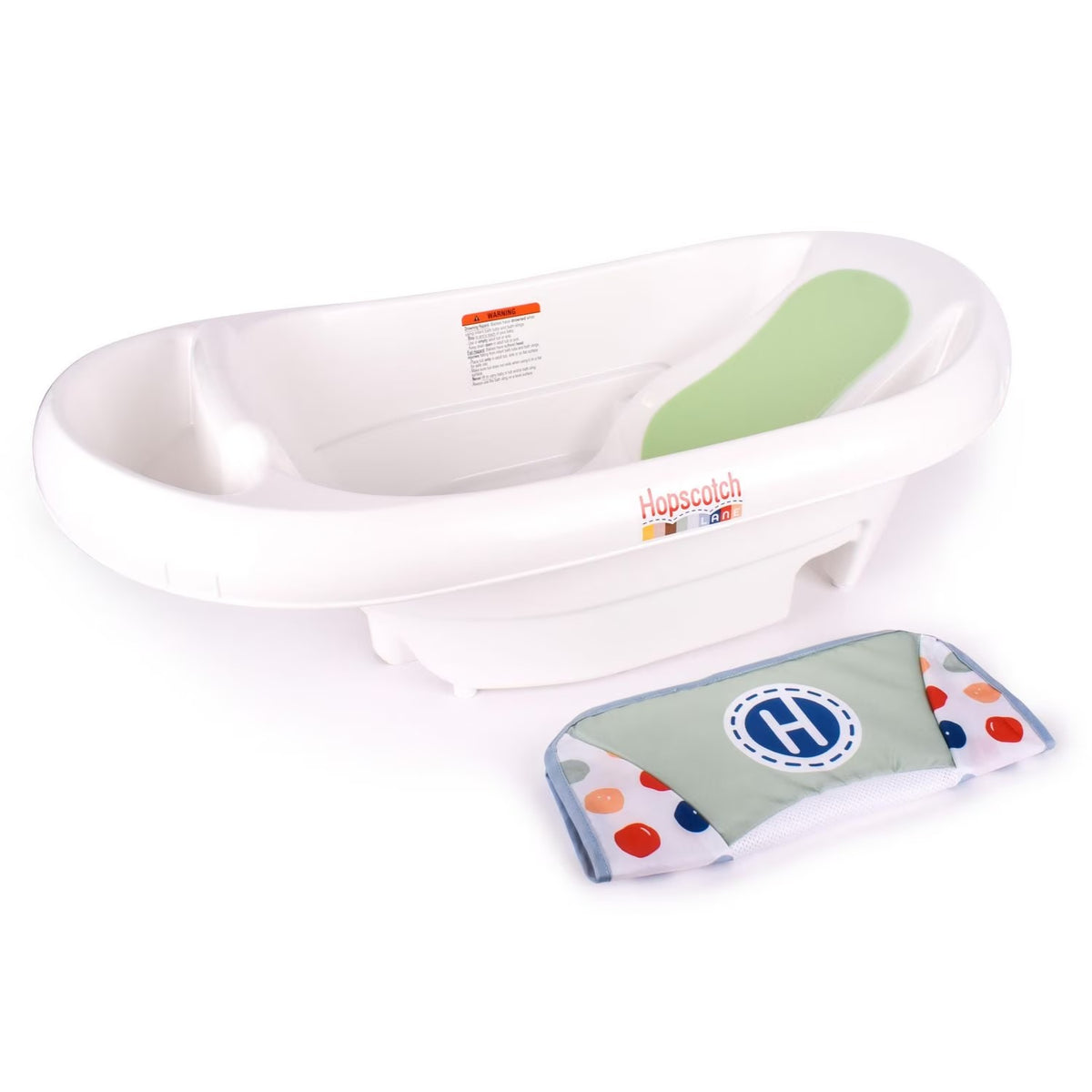 Baby Bathtub for Newborn to Toddler | 3-in-1 Bath Tub with Sling, Non-Slip Design & 31.2-Inch Size
