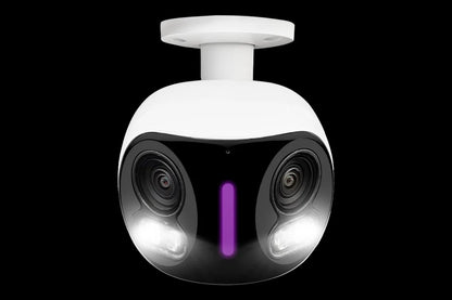 4K Dual-Lens Wi-Fi Security Camera | 180° Panoramic View, Smart Lighting and Auto-Tracking