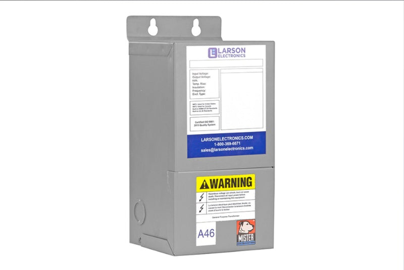 1-Phase Buck/Boost Step-Down Transformer - 247V Primary - 225V Secondary - 45.74 Amps - 50/60Hz