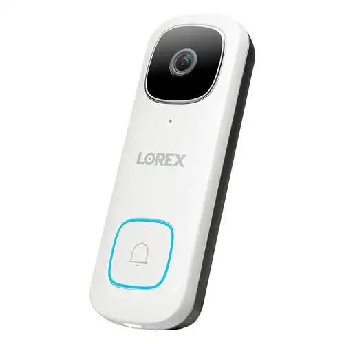 Lorex 2K Wi-Fi Video Doorbell (Wired, 32GB) - White (B451AJD-F)