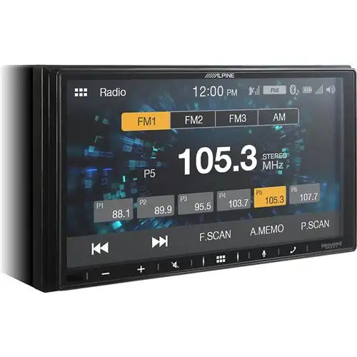 Alpine 7" Mech-Less AV Receiver with Apple CarPlay and Android Auto (ILXW650) - PuriLite