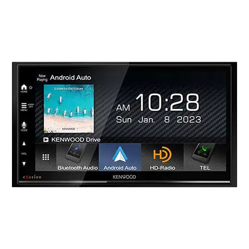 Kenwood DMX709S 6.8" Digital Multimedia Receiver with Bluetooth (DMX709S) - PuriLite