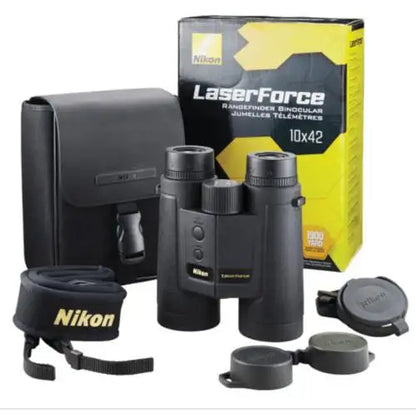 Nikon LaserForce 10x42 Rangefinder Binoculars (NIKON-16212) - PuriLite