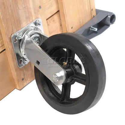 Global Industrial™ Hardwood Deck Platform Truck 54 x 27 2400 Lb. Capacity 8" Rubber Casters