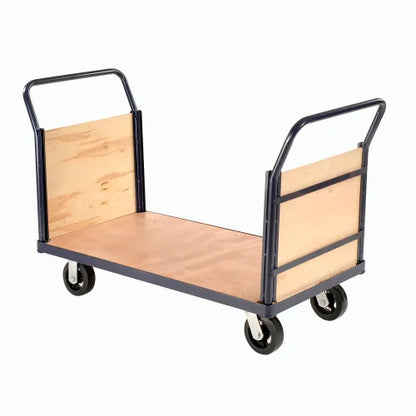 Global Industrial™ Euro Truck With Wood Ends & Deck 60 x 30 2400 Lb. Capacity