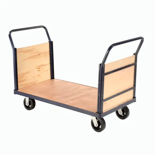 Global Industrial™ Euro Truck With Wood Ends & Deck 60 x 30 2400 Lb. Capacity
