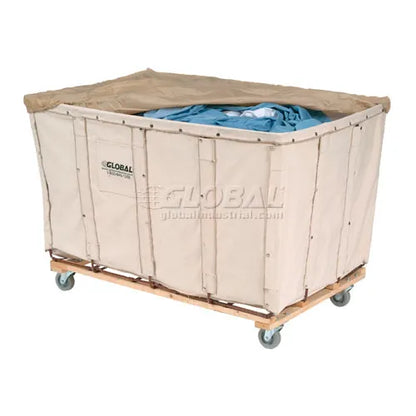 Global Industrial™ Basket Bulk Truck, Canvas, 24 Bushel Capacity