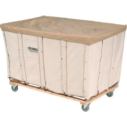 Global Industrial™ Basket Bulk Truck, Canvas, 24 Bushel Capacity