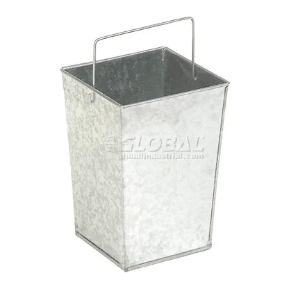 Global Industrial™ Stone Panel Trash Weather Urn, Brown, 2-1/2 Gallon, 10-1/4" Square x 28"H