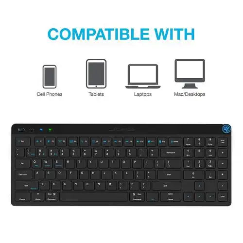 JLab JBuds Wireless Keyboard- Black (JBUDSKEYBOARD) - PuriLite