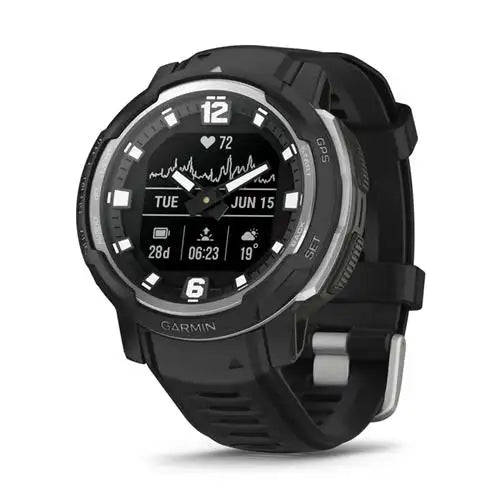 Garmin Instinct Crossover - Standard Edition Smartwatch - Black (010-02730-13)