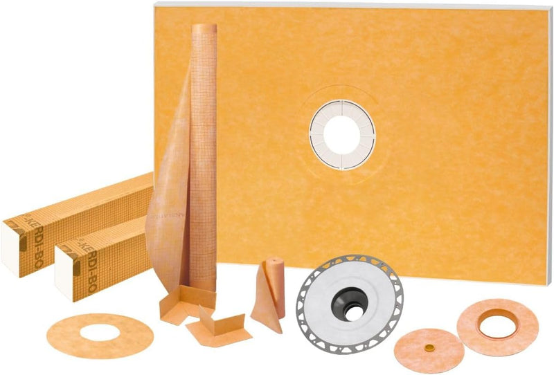 Schluter Kerdi-Shower Kit 48" x 72", PVC Flange