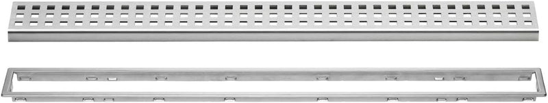 Schluter Systems Kerdi-Line 3/4" Frame, 56" Perforated Grate Assembly (KL1B19EB140)