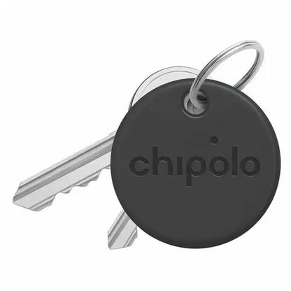 Chipolo ONE Spot Item Finder 4 Pack - Works with the Apple Find My - Black (CH-C21M-4GY-R-FR/EN)