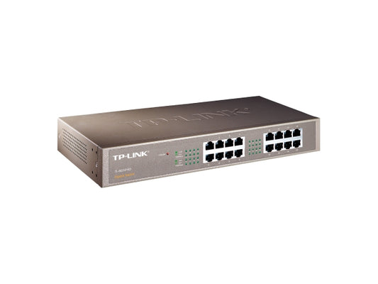 TP-Link Network TL-SG1016D 16-Port Unmanaged Gig 10/100/1000 Mbps Desktop Switch
