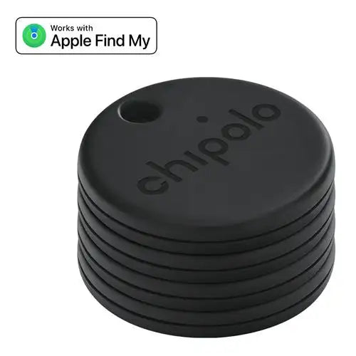 Chipolo ONE Spot Item Finder 4 Pack - Works with the Apple Find My - Black (CH-C21M-4GY-R-FR/EN)