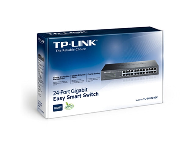 TP-Link Network TL-SG1024DE 24-Port Gigabit Easy Smart Switch 10/100/1000Mbps