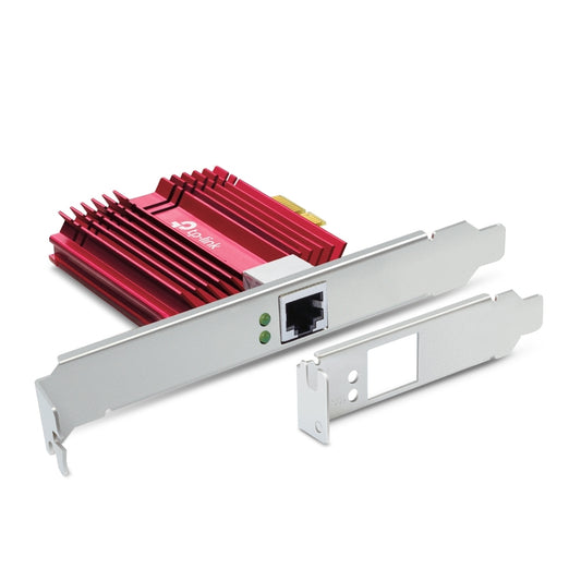 TP-Link Network TX401 10 Gigabit PCI Express Adapter with low-Profile Bracket and CAT6A cable - PuriLite
