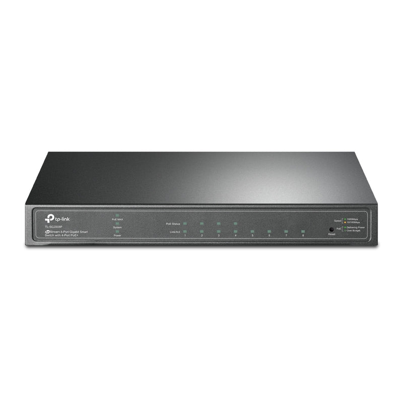 TP-Link Network SG2008P Omada JetStream 8Port Gigabit Smart Switch 62W PoE Budget