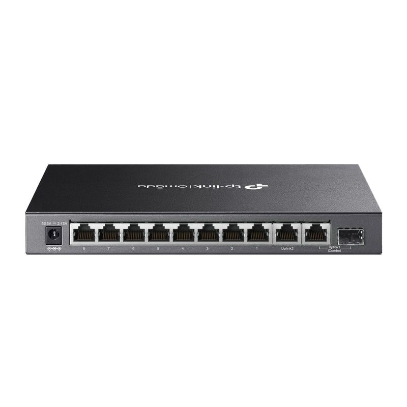 TP-Link Switch DS110GMP Omada 10-Port Gigabit Desktop Switch with 8-Port PoE+