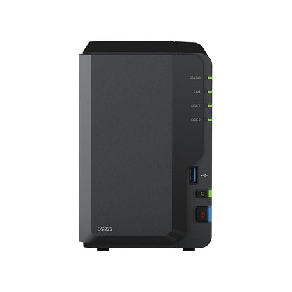 Synology Network Attachment Storage DS223 2bay DiskStation (Diskless) - PuriLite