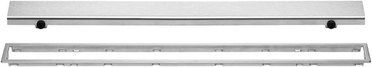 Schluter Systems Kerdi-Line 3/4" Frame, 48" Closed-Design Grate Assembly (KL1AR19EB120)