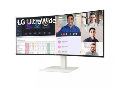 LG Monitor 38WR85QC-W 38" Nano IPS QHD 3840x1600 1ms HDMI/DP/USB Speaker - PuriLite