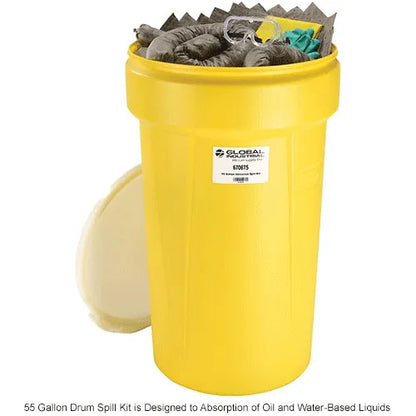 Global Industrial™ Universal Spill Drum Kit, 55 Gallon