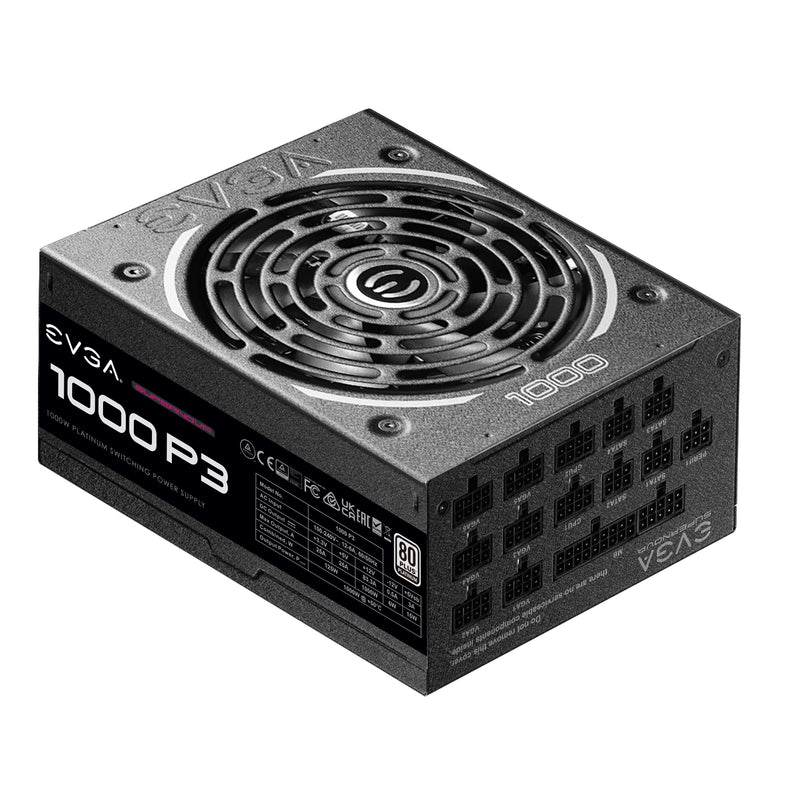 EVGA Power Supply 220-P3-1000-X1 SuperNOVA 1000 P3 1000W 80 Plus Platinum Fully Modular