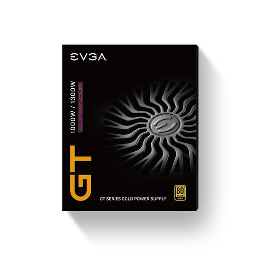 EVGA Power Supply 220-GT-1000-X1 SuperNOVA 1000 GT 1000W 80+ GOLD Fully Modular - PuriLite