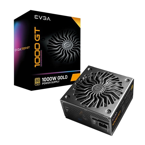 EVGA Power Supply 220-GT-1000-X1 SuperNOVA 1000 GT 1000W 80+ GOLD Fully Modular