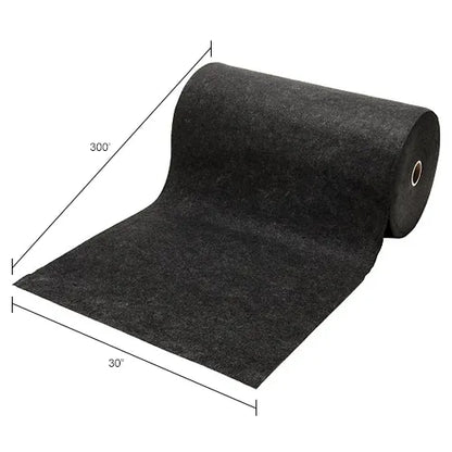 Global Industrial™ Universal High Traffic Sorbent Mat, Heavyweight, 30"W x 300'L, Gray
