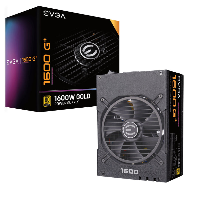 EVGA Power Supply 220-GP-1600-X1 SuperNOVA 1600 G+ 1600W 80 Plus Gold Fully Modular