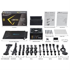 Seasonic Power Supply VERTEX1000G Vertex GX-1000 ATX3.0 1000W 80 Plus Gold Fully Modular - PuriLite