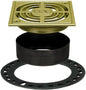 Schluter Kerdi-Drain Grate Kit, 4" Brushed Nickel