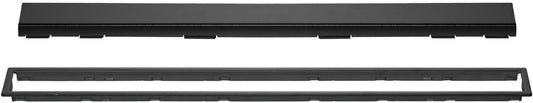 Schluter Systems Kerdi-Line 3/4" Frame 36" Solid Design Grate Assembly Black (KL1AR19MGS90)