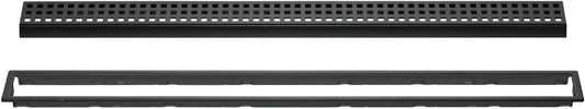 Schluter Systems Kerdi-Line 3/4" Frame 20" Square Perforated Design Grate Assembly Black (KL1B19MGS50)