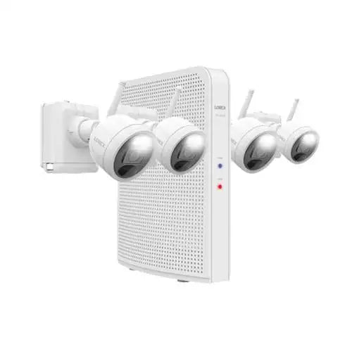 Lorex 2K (8 Camera Capable) 1TB NVR System with 4 Outdoor Battery Security Cameras (L42481-4AA4-E)