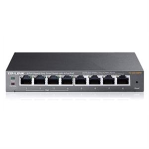 TP-Link Switch TL-SG108PE 8-Port 10/100/1000Mbps RJ45 Gigabit Easy Smart Switch with 4-Port PoE