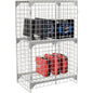 Global Industrial™ 1-Tier 2 Door Wire Mesh Security Locker, 36"Wx24"Dx60"H, Gray, Unassembled