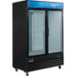 Nexel® Ice Merchandiser, 2 Swing Glass Doors, 45 Cu. Ft. - PuriLite