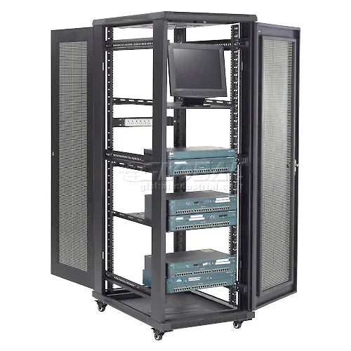 Global Industrial™ Network Server Data Rack Enclosure Cabinet, Vented Doors, 37U, Unassembled