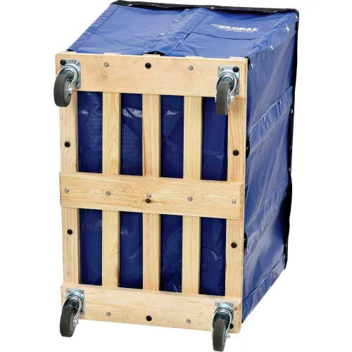 Global Industrial™ KD, 20 Bushel, Blue Vinyl Basket Bulk Truck