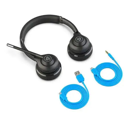 JLab Go Work Wireless Bluetooth On- Ear Headset - Black (106-1640) - PuriLite