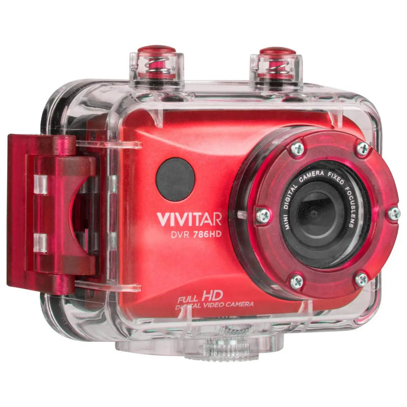 Vivitar Full HD Action Camera - Red (DVR786HD-RED)