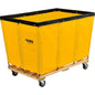 Global Industrial™ KD, 20 Bushel, Yellow Vinyl Basket Bulk Truck