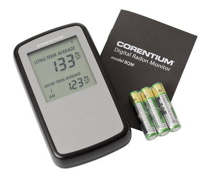 AIRTHINGS Corentium Home , Radon Gas Detector, Canadian Version in Bq/m, grey